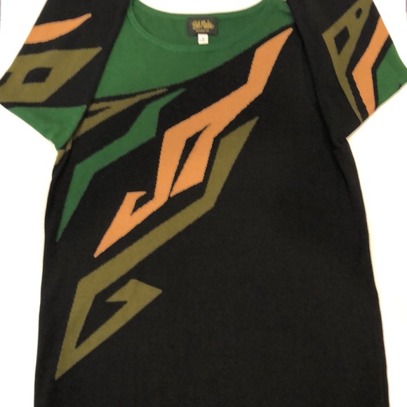 Bob Mackie  Wearable Art Abstract Tunic Sweater - NWOT - Pristine Condition - Picture 2 of 7